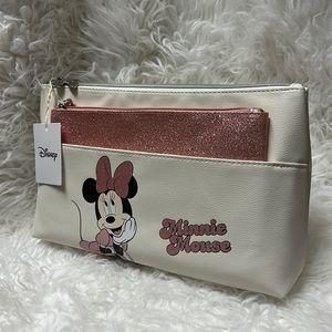 Disney Minnie Mouse Make Up Bag Cosmetics Set (2pc)